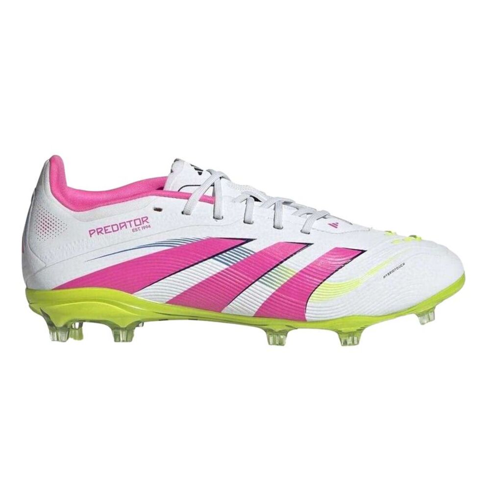 Adidas Childrens/Kids Predator Elite Firm Ground Football Boots / White/Pink
